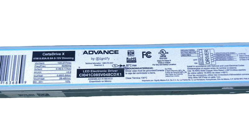 CI041C085V048CDX1  Front