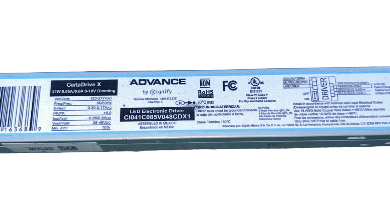 CI041C085V048CDX1  Front