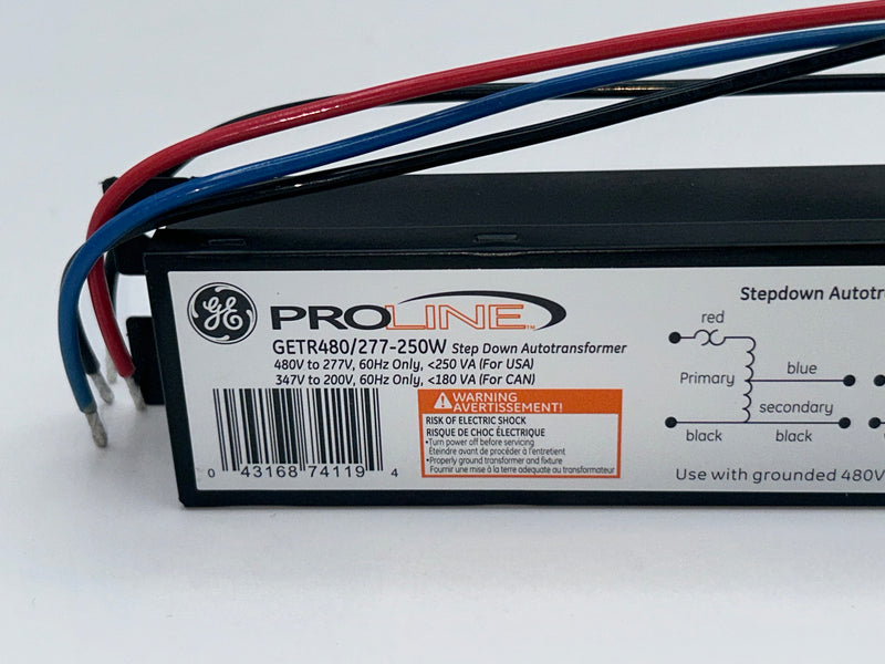 GETR480/277-250W # 74119 Step Down Transformer
