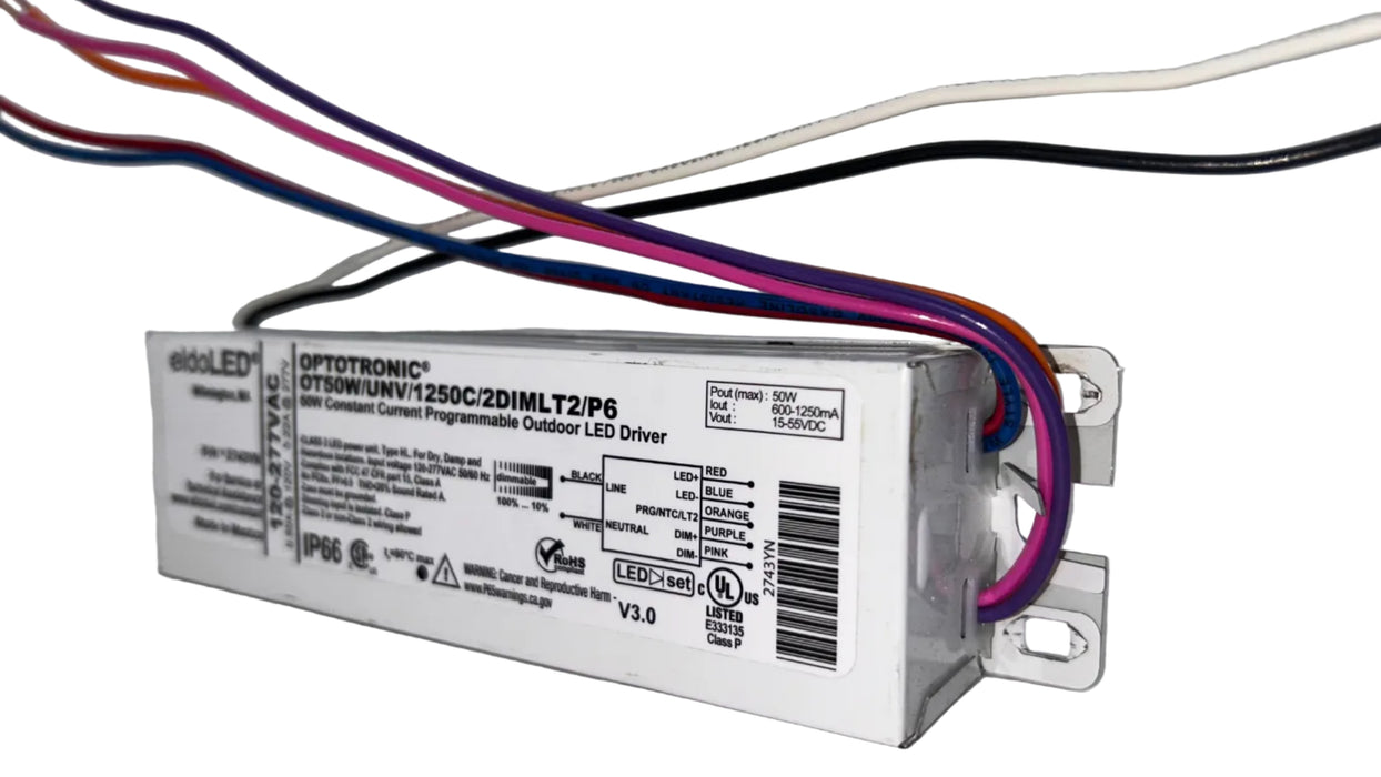 OT50W/UNV/1250C/2DIMLT2/P6 Side 2