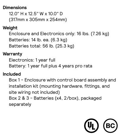 ELI-S-400-CEC Bodine Backup Emergency Lighting Inverter