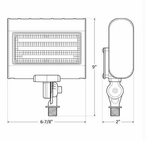 Westgate LFX-SM-10-30W-30K-KN Small Flood Light