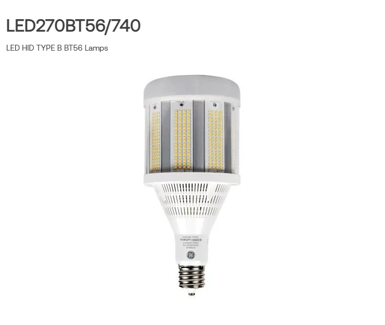 LED270BT56/740 GE 270 Watt 4000K 277-480V