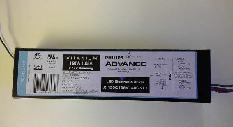 Advance XI150C105V140CNF1 150 Watt LED Driver