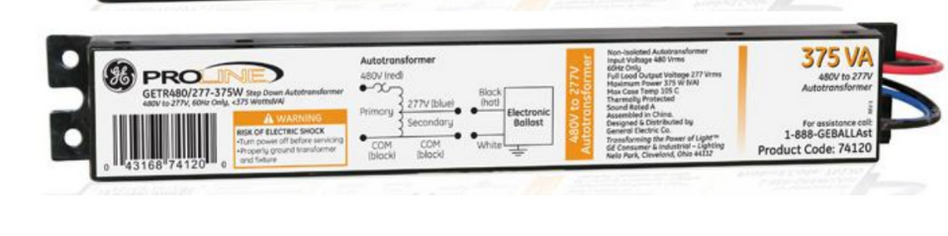 GETR480/277-375W # 74120 — LEDandDriver