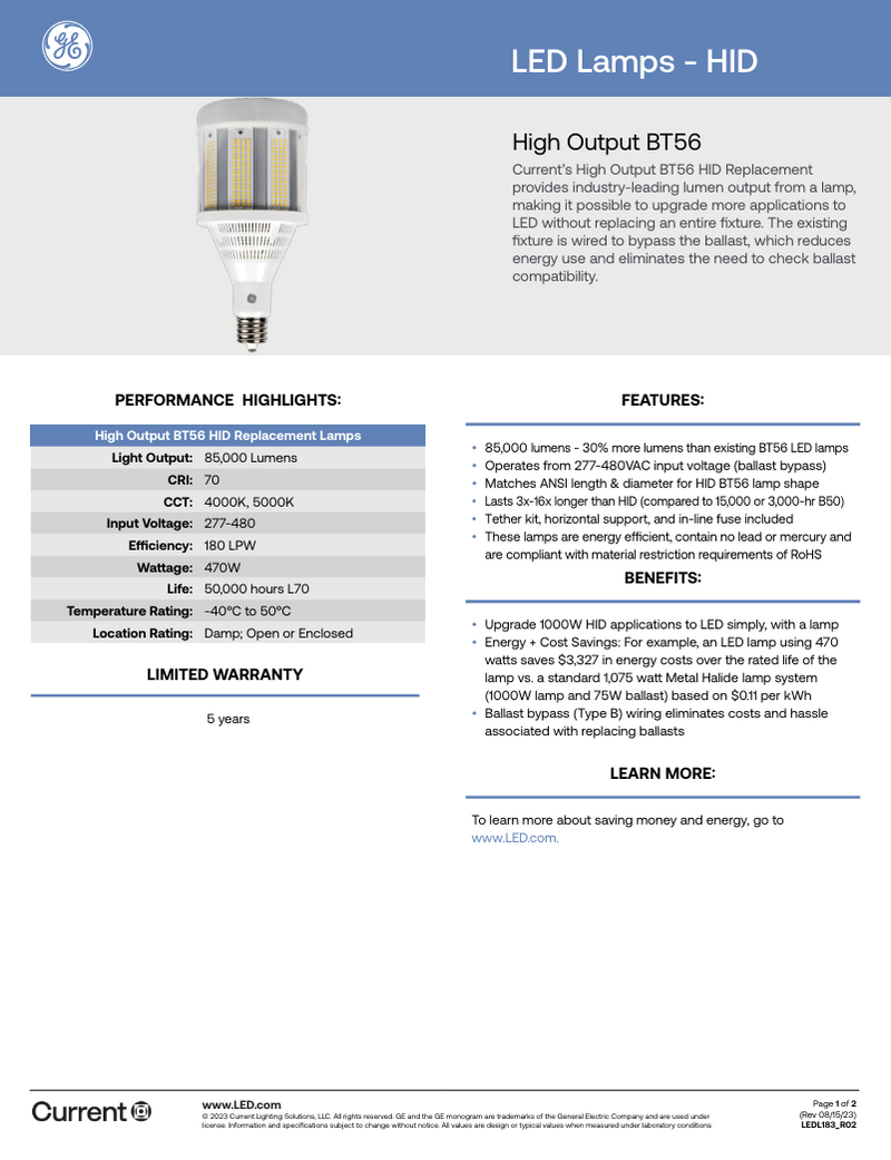LED270BT56/740/120/277