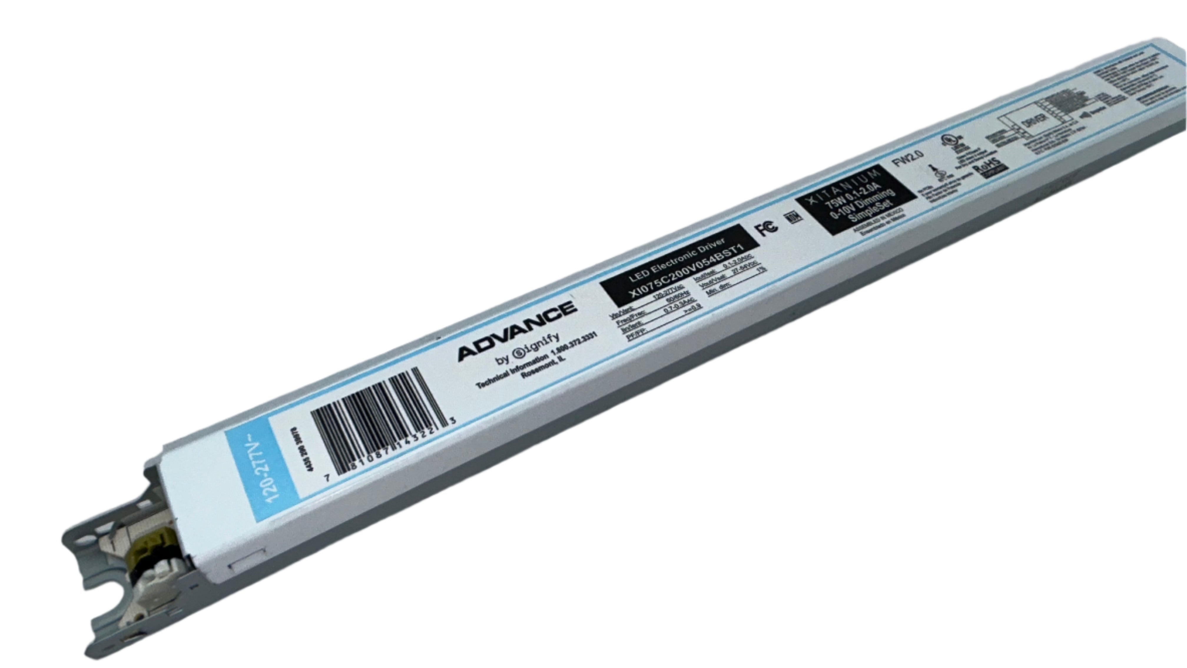 XI075C200V054BST1 Advance Xitanium Programmable LED Driver
