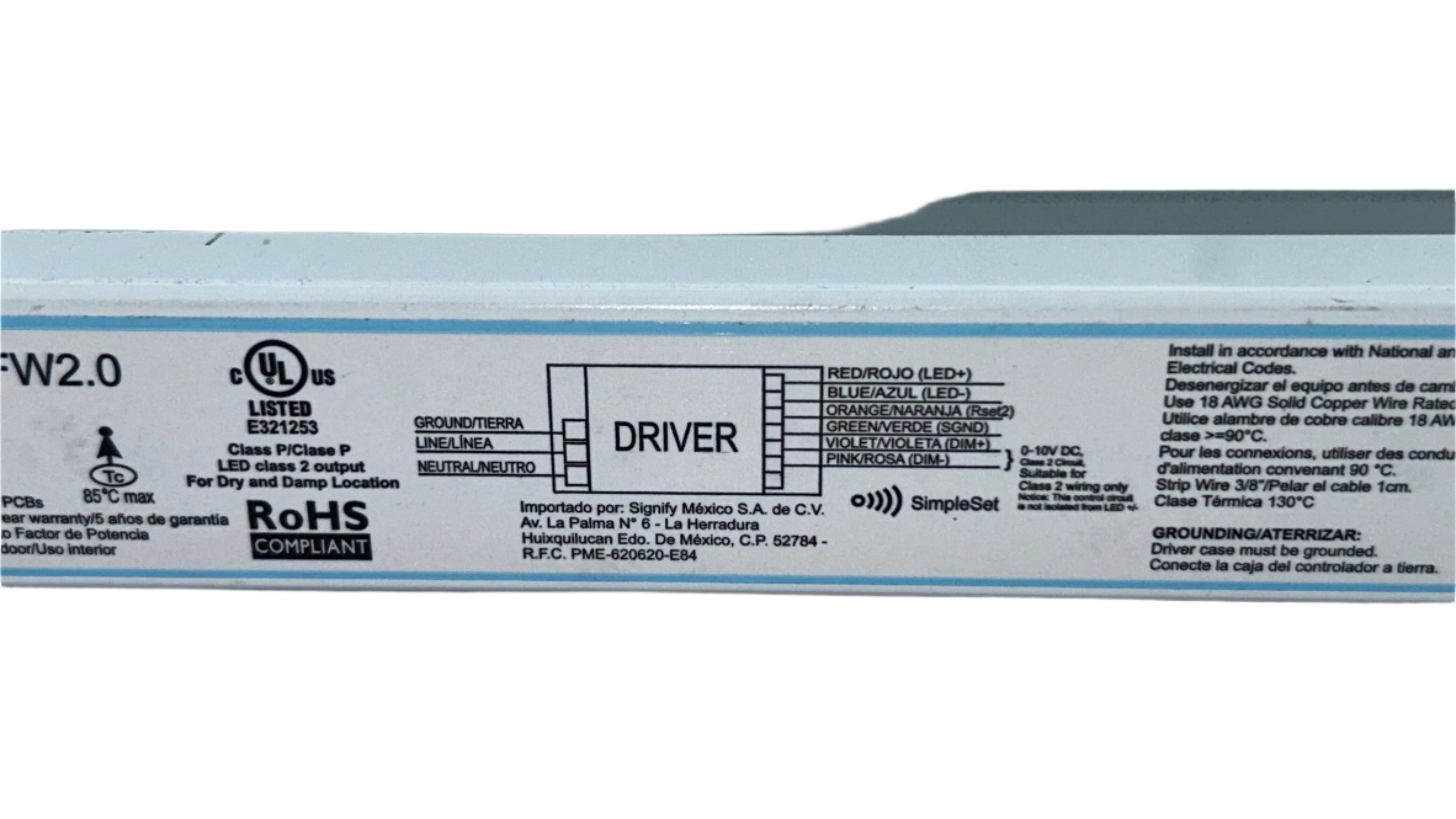 XI075C200V054BST1 Advance Xitanium Programmable LED Driver