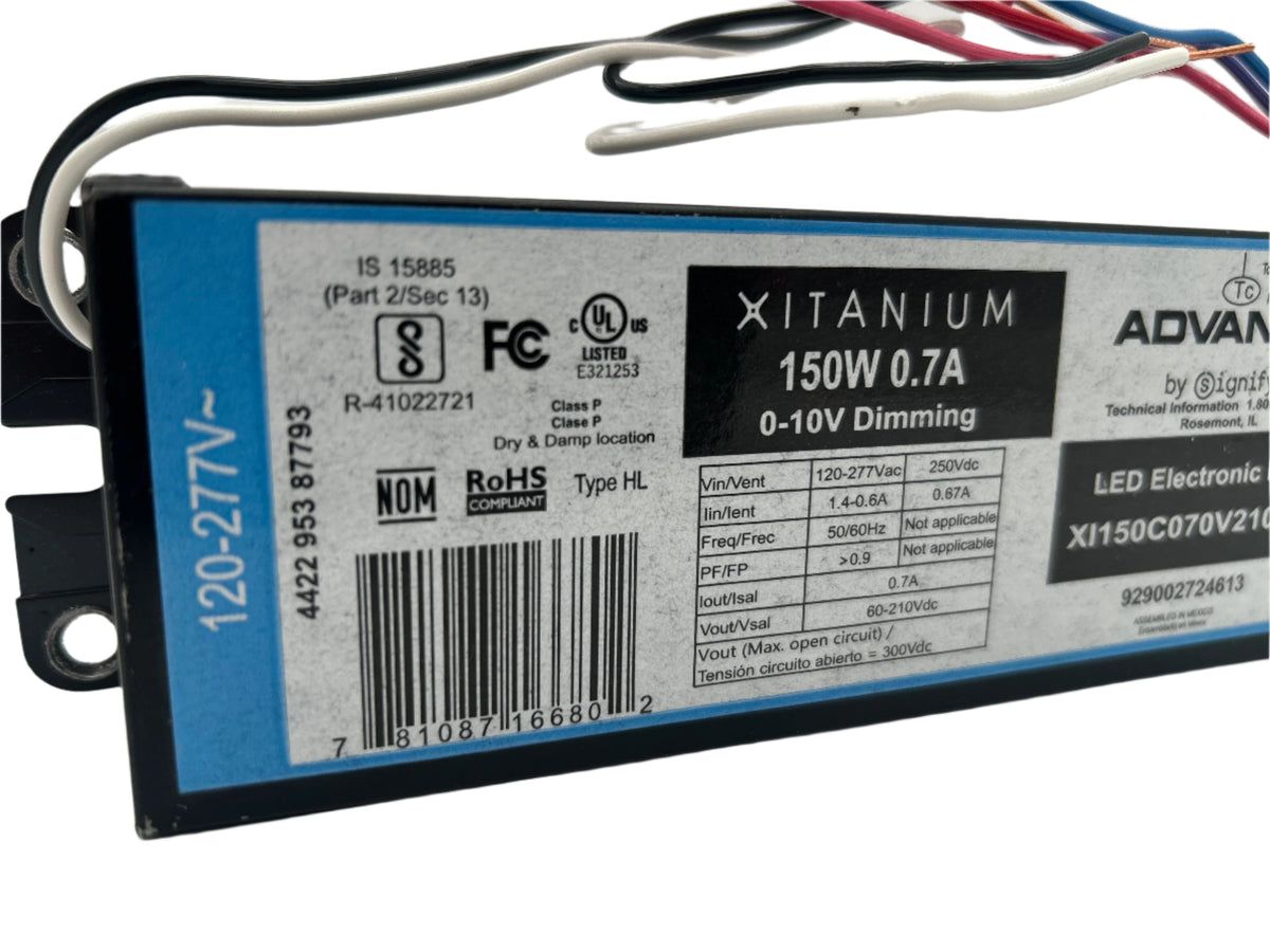 Advance XI150C070V210CNF1 LED Driver — LEDandDriver
